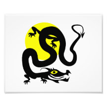 Jaune sun.png de serpent de dragon photos d’art