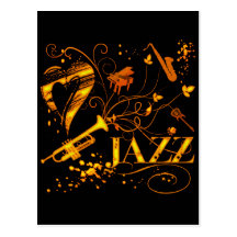 JAZZ CARTE POSTALE