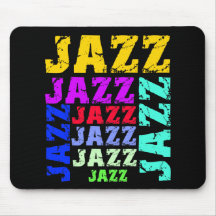 Jazz coloré et frais tapis de souris