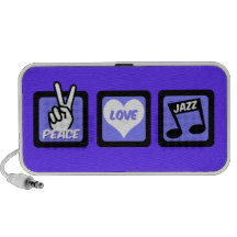 jazz d'amour de paix haut-parleurs mobiles
