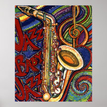Jazz de bébé de jazz poster