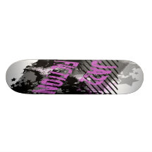 Jazz Fiction panneau de skat de Wood roses vifs Planche À Roulette