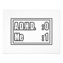 Je bats A.D.H.D. (le tableau indicateur) Invitations