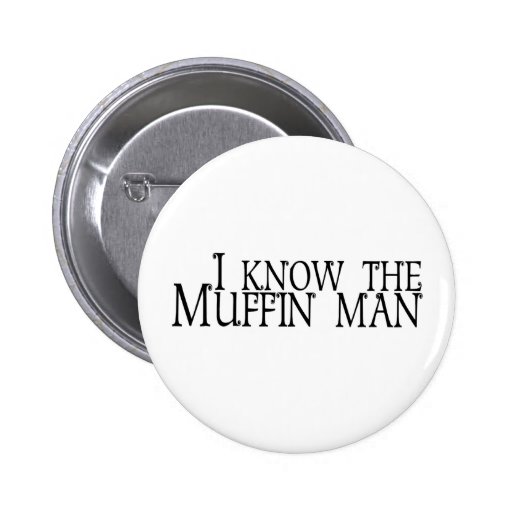 Je connais l'homme de petit pain badge avec épingle
