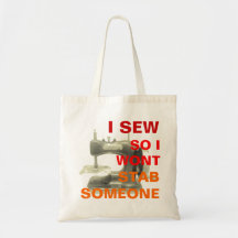 "Je couds ainsi… "le sac
