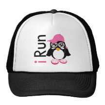 je cours le pingouin casquette de camionneur