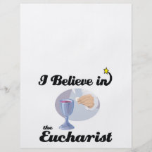 je crois à l'eucharistie prospectus customisé