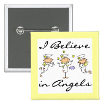 Je crois au T-shirts et aux cadeaux d'anges Pin's Avec Agrafe