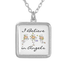 Je crois au T-shirts et aux cadeaux d'anges Pendentif