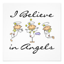 Je crois au T-shirts et aux cadeaux d'anges Faire-parts