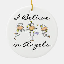 Je crois au T-shirts et aux cadeaux d'anges Décoration Pour Sapin De Noël