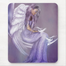 Je crois aux anges Mousepad Tapis De Souris