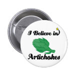 je crois aux artichauts badge