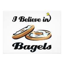 je crois aux bagels invitation