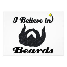 je crois aux barbes invitation