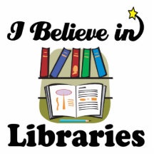 je crois aux bibliothèques découpages en acrylique
