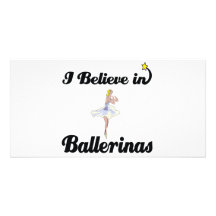 je crois en ballerines photocarte