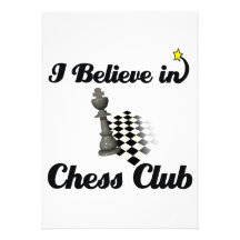 je crois en club d'échecs bristol personnalisé