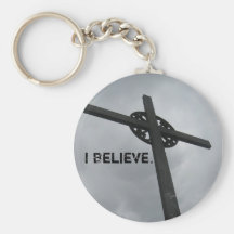Je crois Keychain Porte-clé