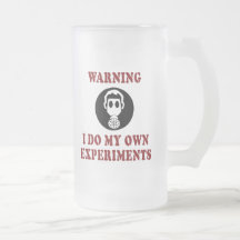 Je fais mes propres expériences tasse