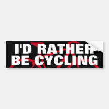 Je FERAIS UN CYCLE PLUTÔT Autocollants Pour Voiture