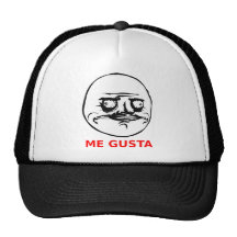 Je Gusta fait face avec le texte Casquette De Camionneur