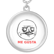 Je Gusta fait face avec le texte Colliers Personnalisés
