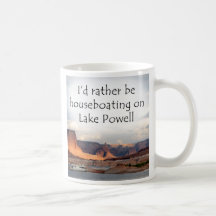 Je houseboating plutôt au lac Powell ! Mugs À Café