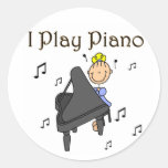 Je joue l'autocollant d'autocollants de piano