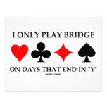 Je joue seulement au bridge les jours qui finissen faire-parts