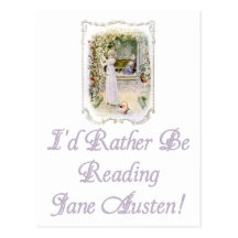 Je lirais plutôt la carte postale de Jane Austen