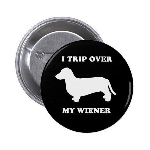 Je me déclenche au-dessus de ma saucisse badges avec agrafe