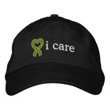 Je m'inquiète - la conscience de lymphome casquette brodée