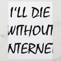 Je mourrai sans Internet Prospectus Customisé