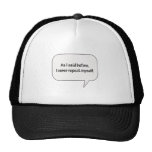 Je ne me répète jamais casquette de camionneur