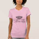 JE NE M'INQUIÈTE PAS ME PRÉFÈRE HARRY T-SHIRT