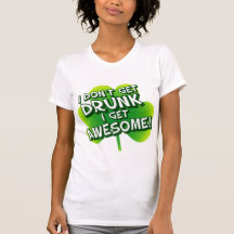 Je ne m'obtiens pas ivre deviens impressionnant t-shirts