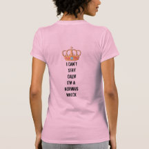 Je ne peux pas rester calme t-shirts