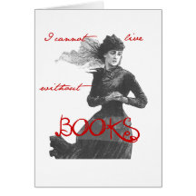Je ne peux pas vivre sans livres cartes