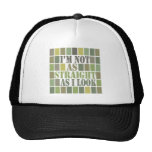 Je ne suis pas aussi droit que je regarde casquette de camionneur