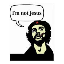 Je ne suis pas Jésus - carte postale de bandes des