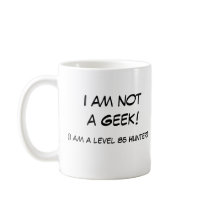 Je ne suis pas un geek ! tasses