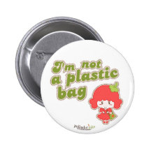 Je ne suis pas une goupille de bouton de sachet en pin's