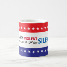 Je ne suis pas VIOLENT je suis juste plus SILENCIE Tasse À Café