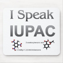 Je parle la nomenclature de chimie d'IUPAC Tapis De Souris