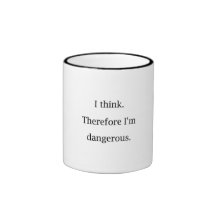 Je pense dangereux tasse