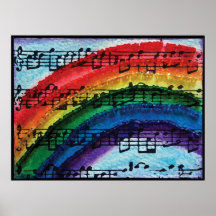 Je peux chanter un arc-en-ciel posters