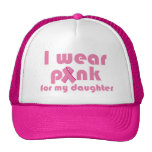 Je porte la conscience rose de cancer du sein casquette