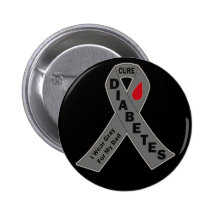 JE PORTE LE GRIS POUR MON PAPA BADGES AVEC AGRAFE
