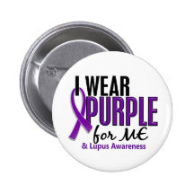Je porte le pourpre pour MOI 10 lupus Badge
